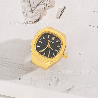 Square Ring Quartz Watch