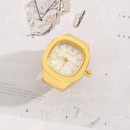 Square Ring Quartz Watch