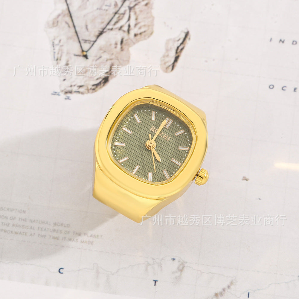 Square Ring Quartz Watch
