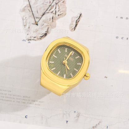 Square Ring Quartz Watch