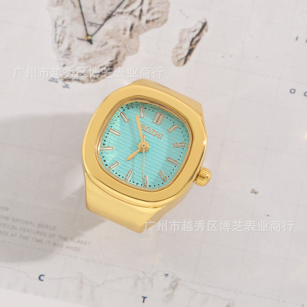 Square Ring Quartz Watch