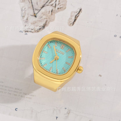 Square Ring Quartz Watch