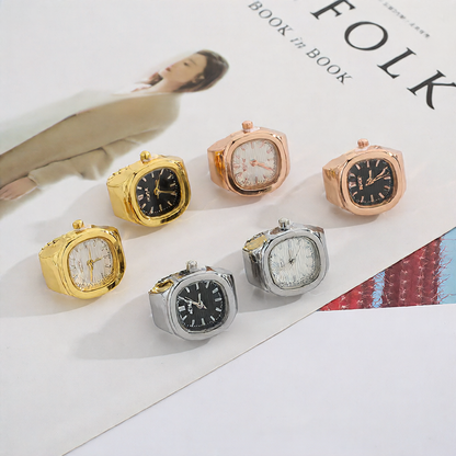 Square Ring Quartz Watch