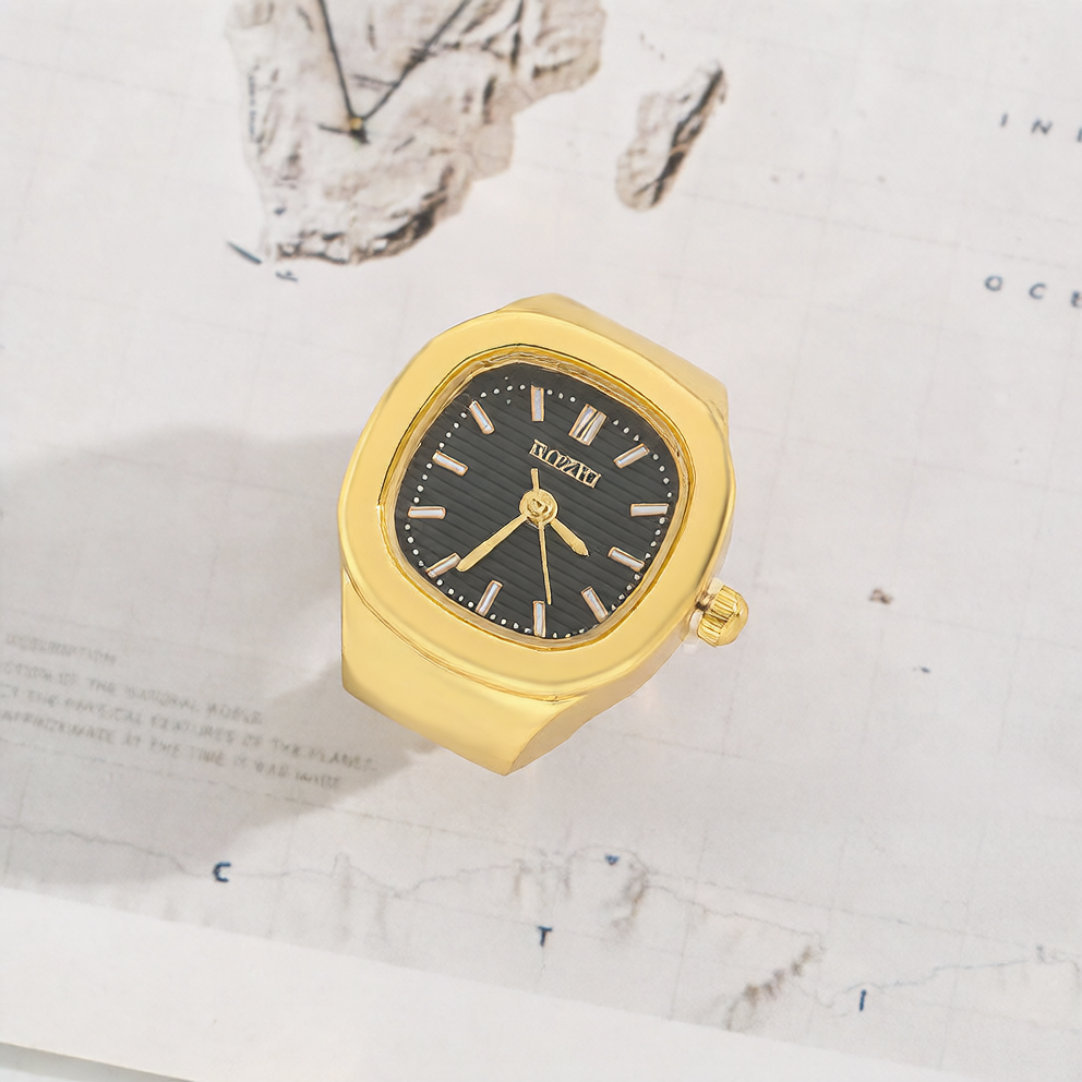 Square Ring Quartz Watch