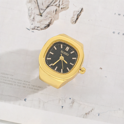 Square Ring Quartz Watch