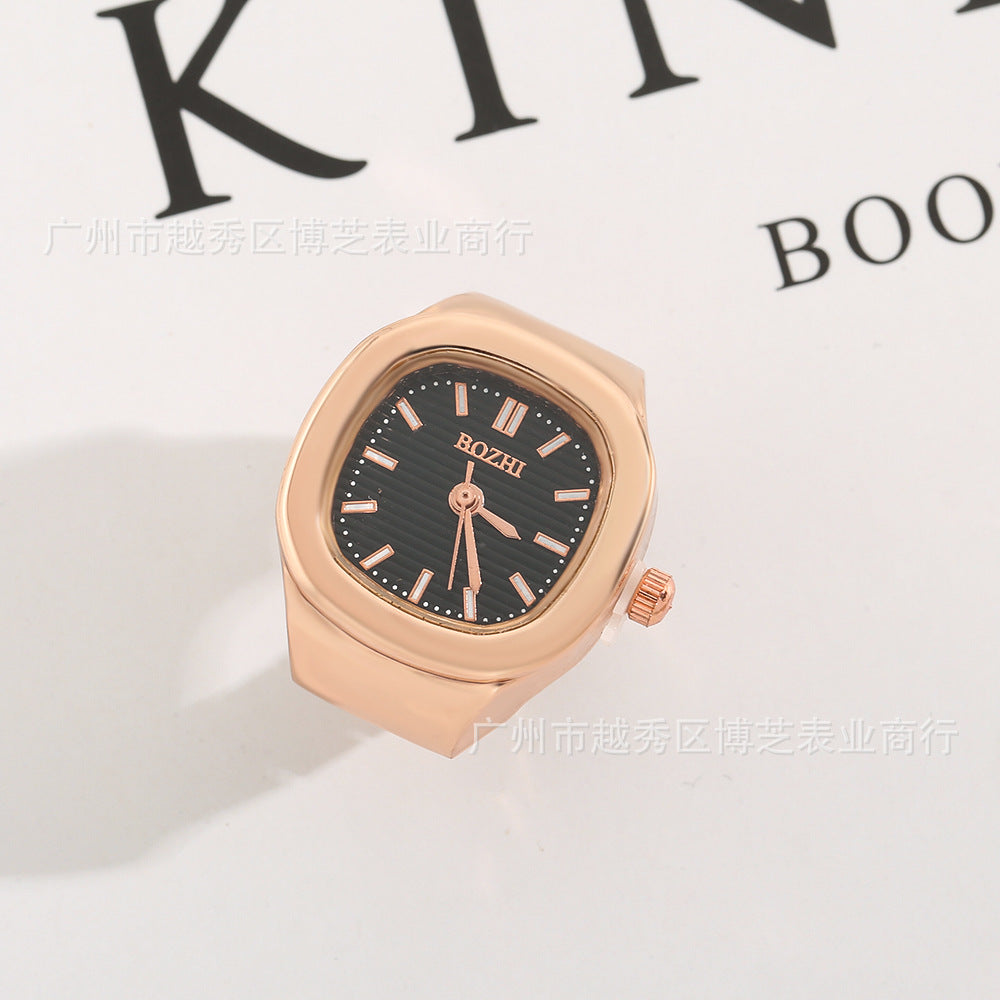 Square Ring Quartz Watch