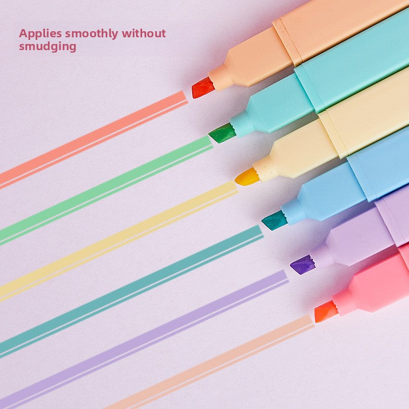 Square Rod Highlighter Pen Set for Students