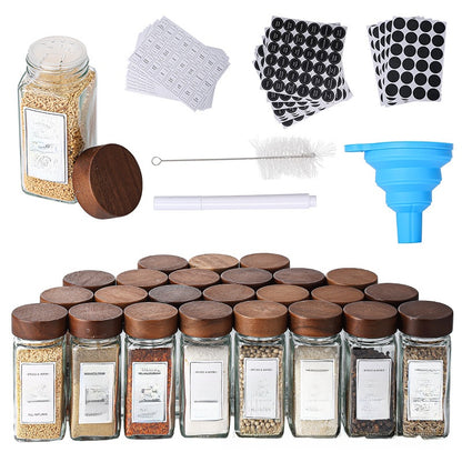 square seasoning bottle