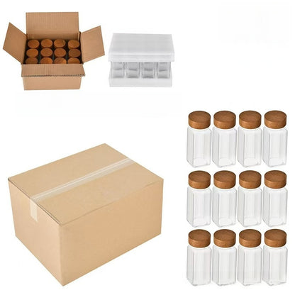 square seasoning bottle