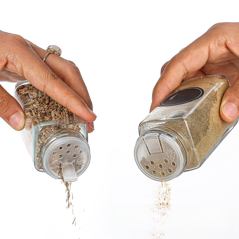 square seasoning bottle