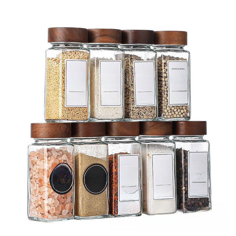 square seasoning bottle