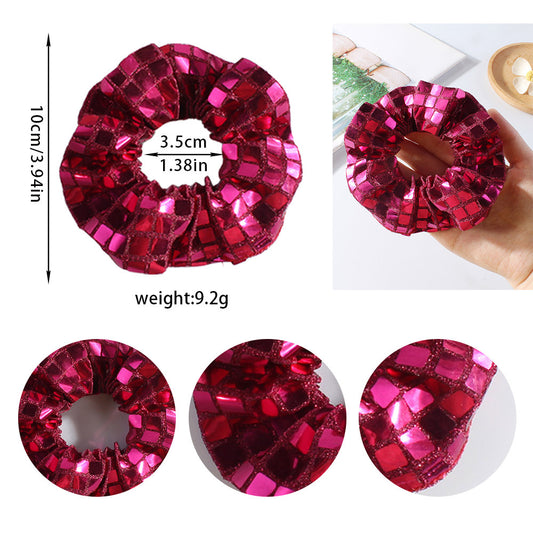 Square Sequins Elastic Hair Ties