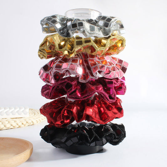 Square Sequins Elastic Hair Ties