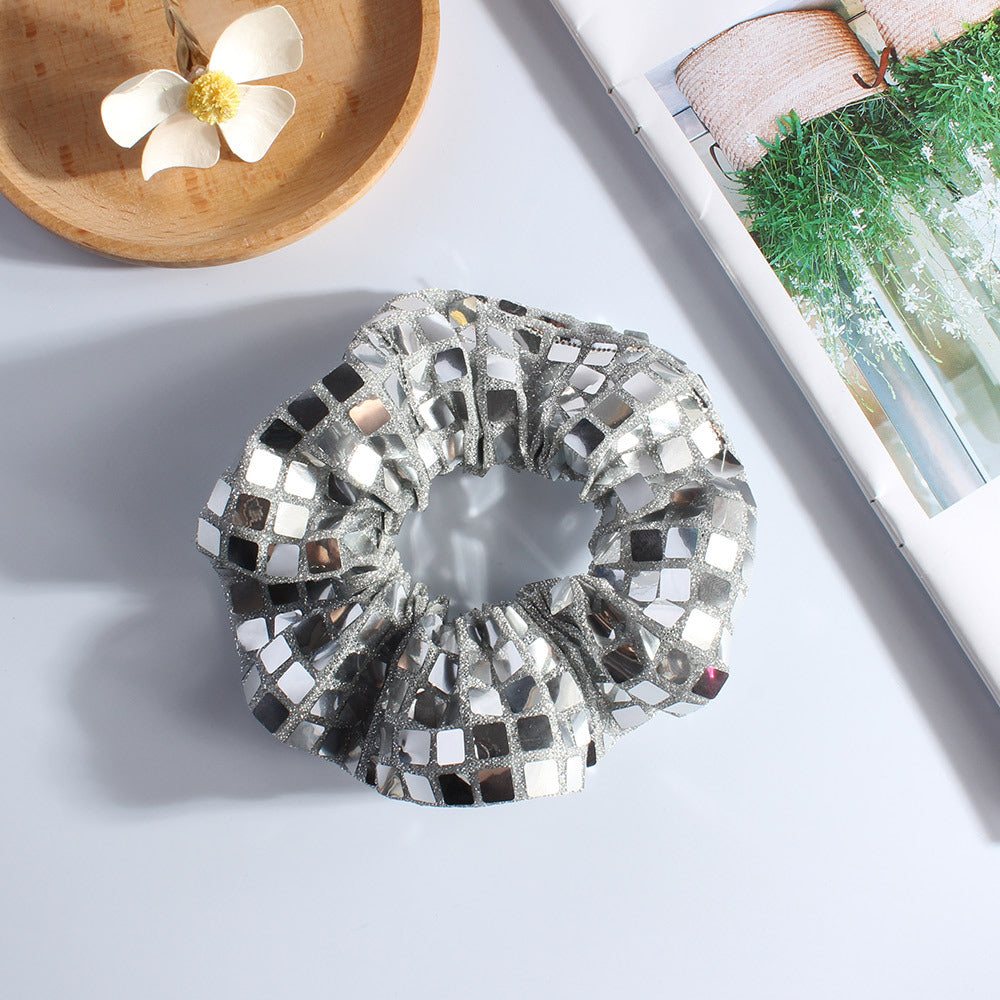 Square Sequins Elastic Hair Ties