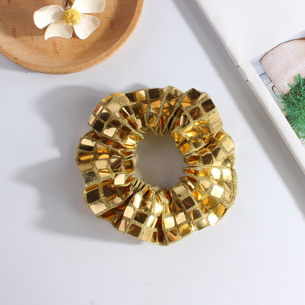 Square Sequins Elastic Hair Ties