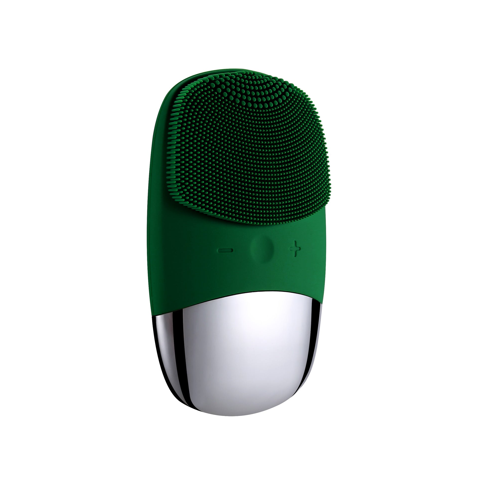 Square-shaped charging silicone facial cleansing device