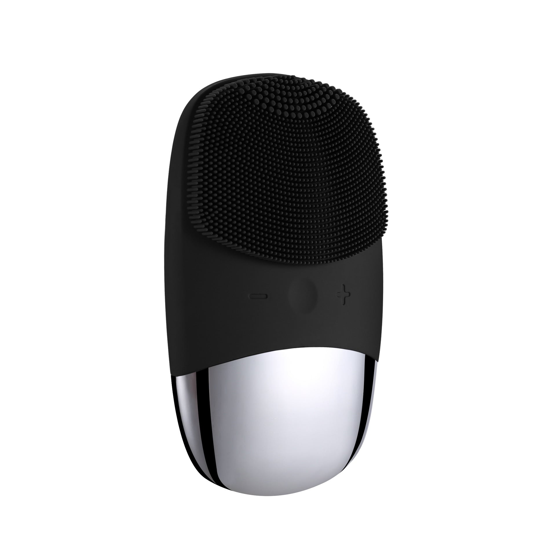 Square-shaped charging silicone facial cleansing device