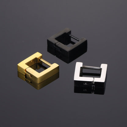 Square-shaped earrings