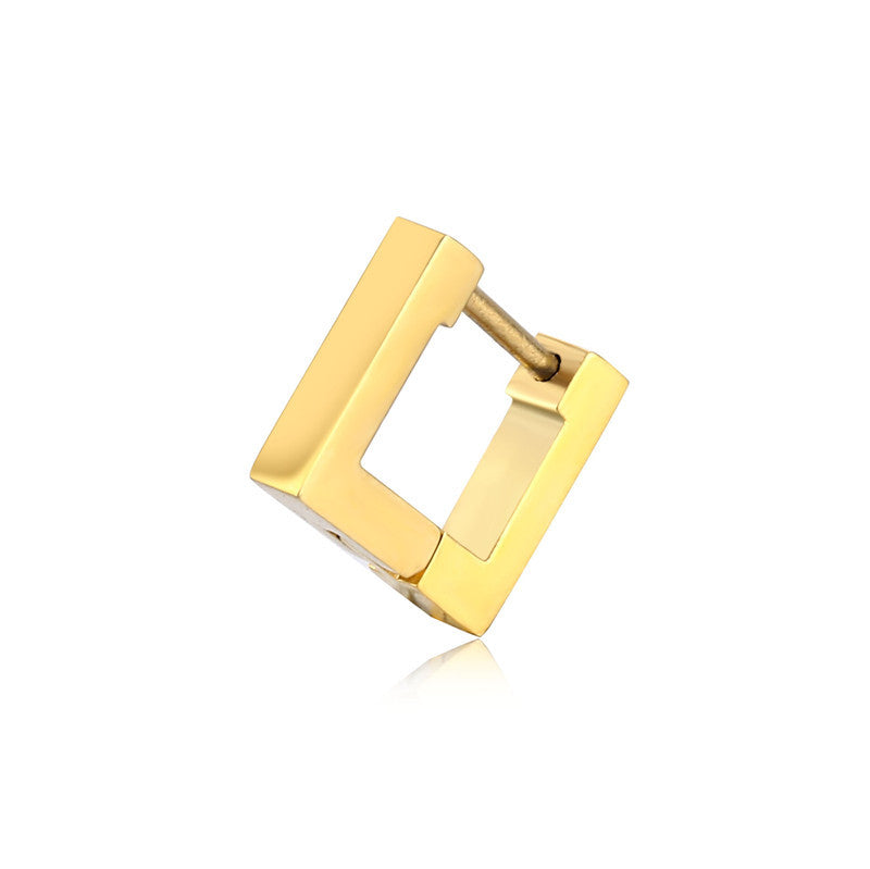 Square-shaped earrings