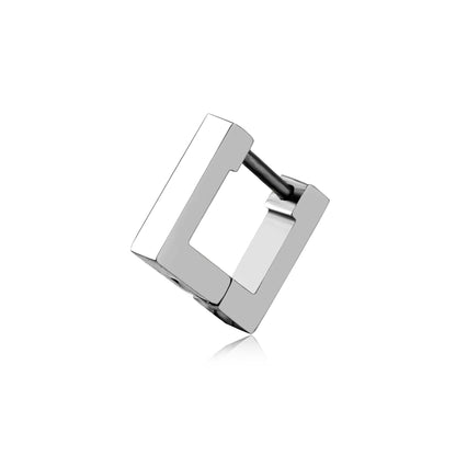 Square-shaped earrings