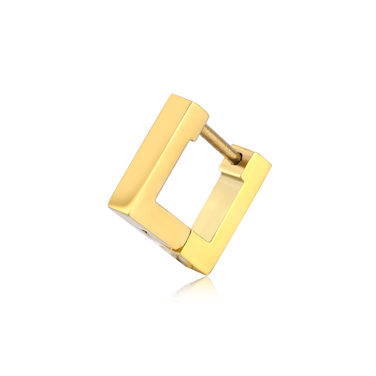 Square-shaped earrings