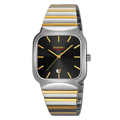 Square-shaped men's and women's watches