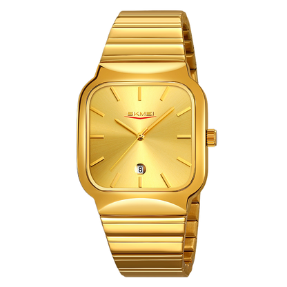 Square-shaped men's and women's watches