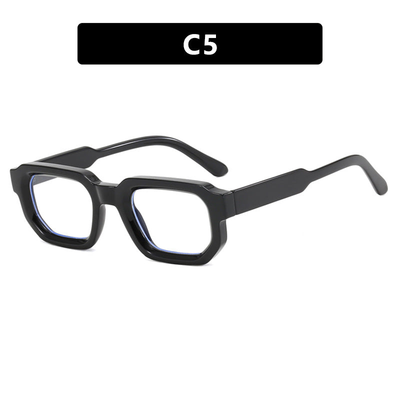 Square-shaped small frame sunglasses