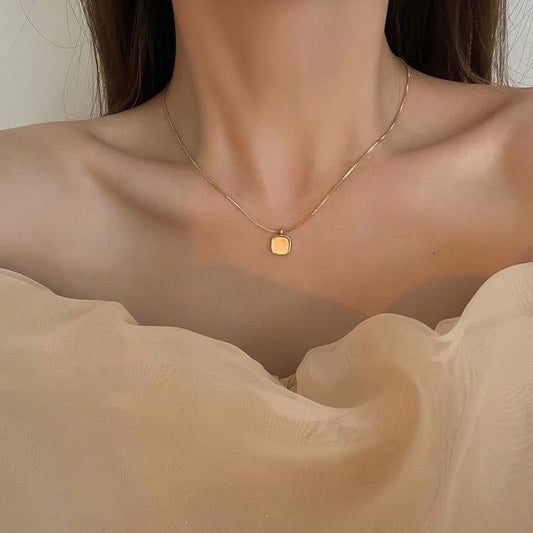 Square Shell Necklace