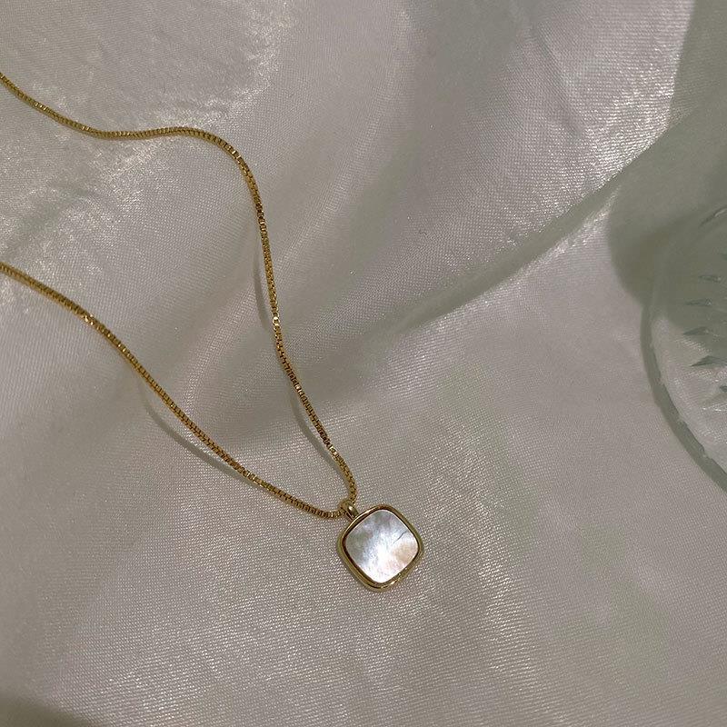 Square Shell Necklace