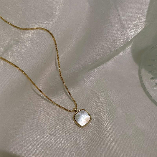 Square Shell Necklace