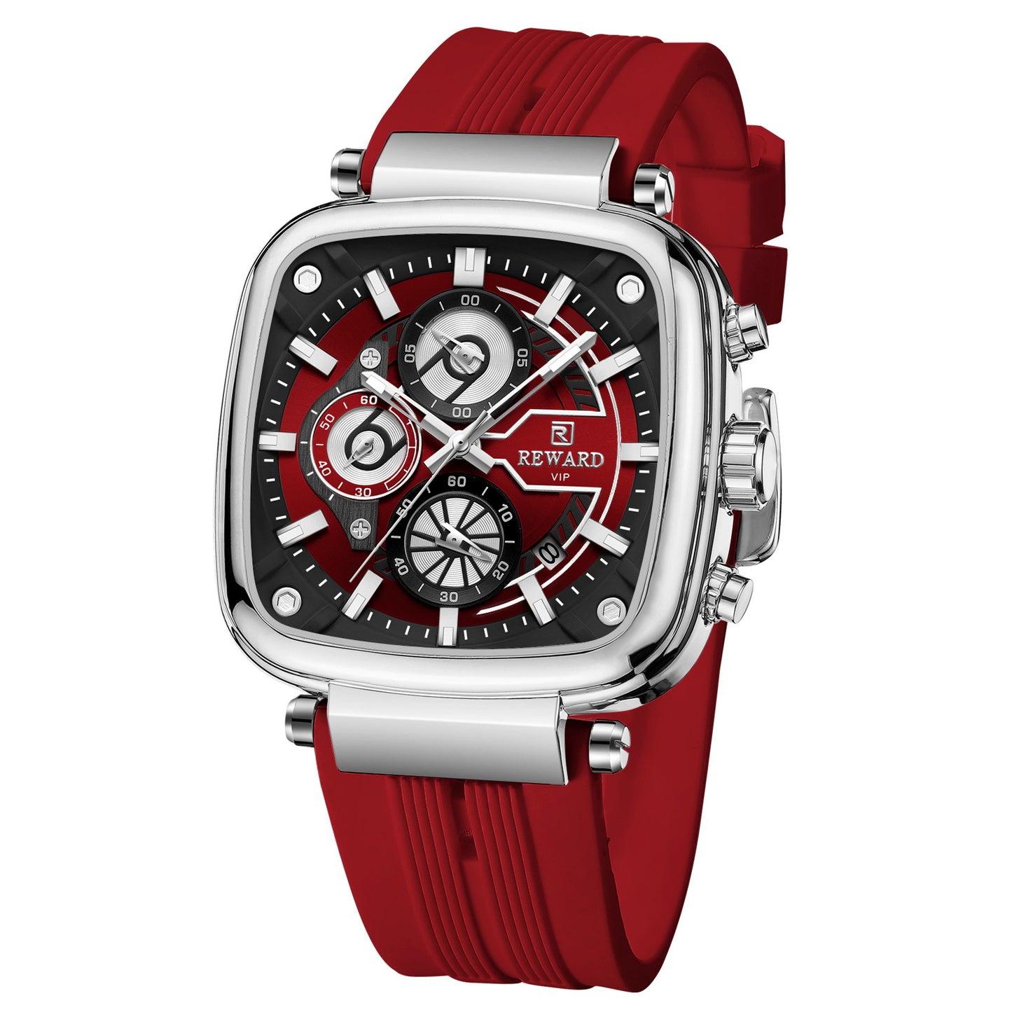 Square Sports Chronograph Mens Watch