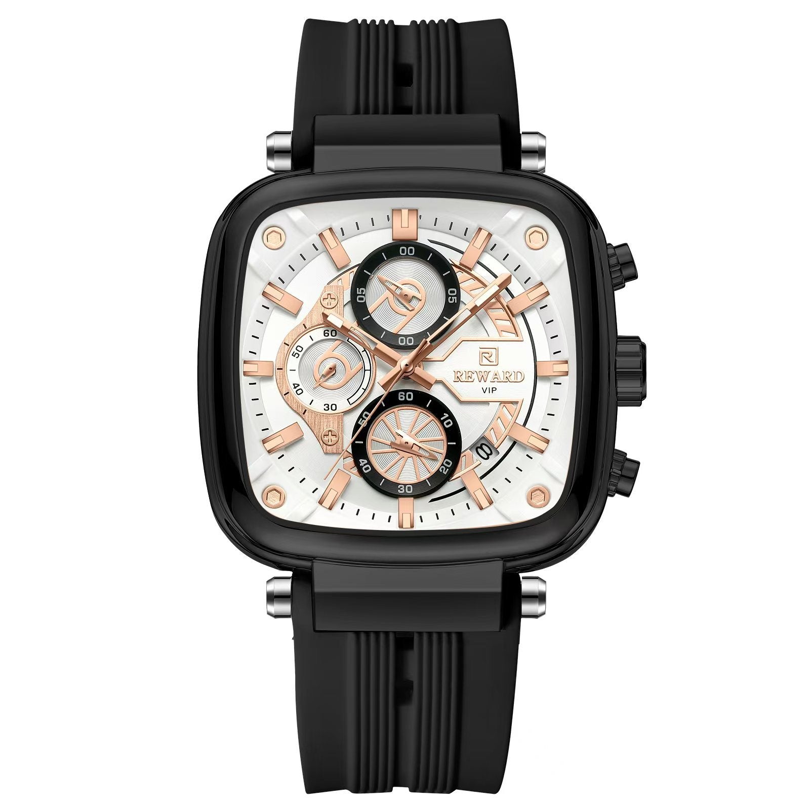 Square Sports Chronograph Mens Watch