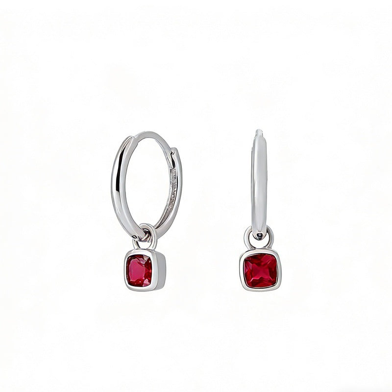 Square stud earrings