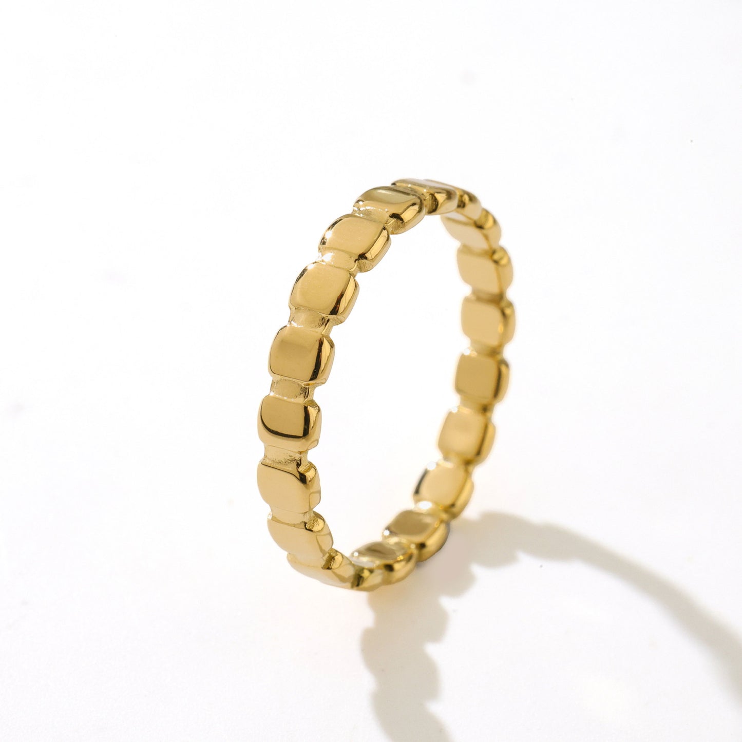 Square Titanium Steel Ring