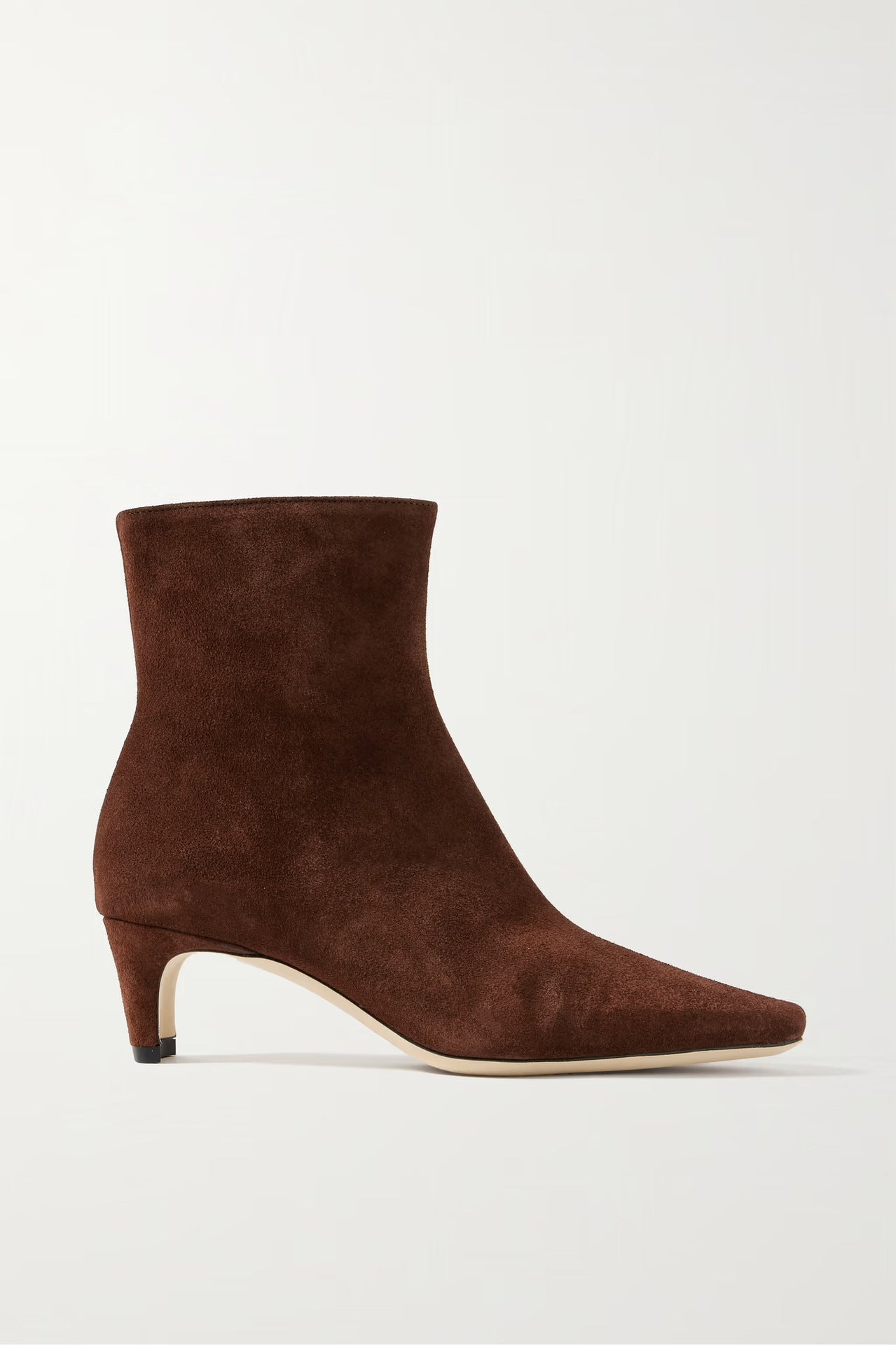 Square Toe Suede Ankle Boots