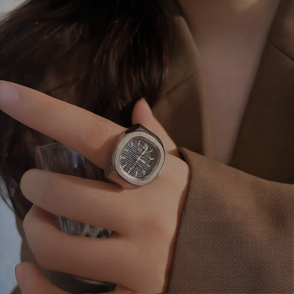 Square Watch Ring