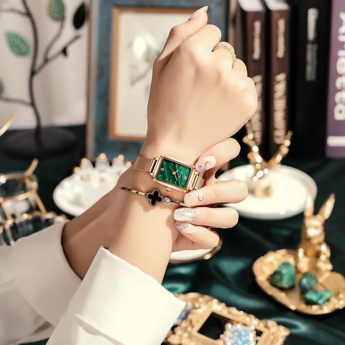 Square women's watch