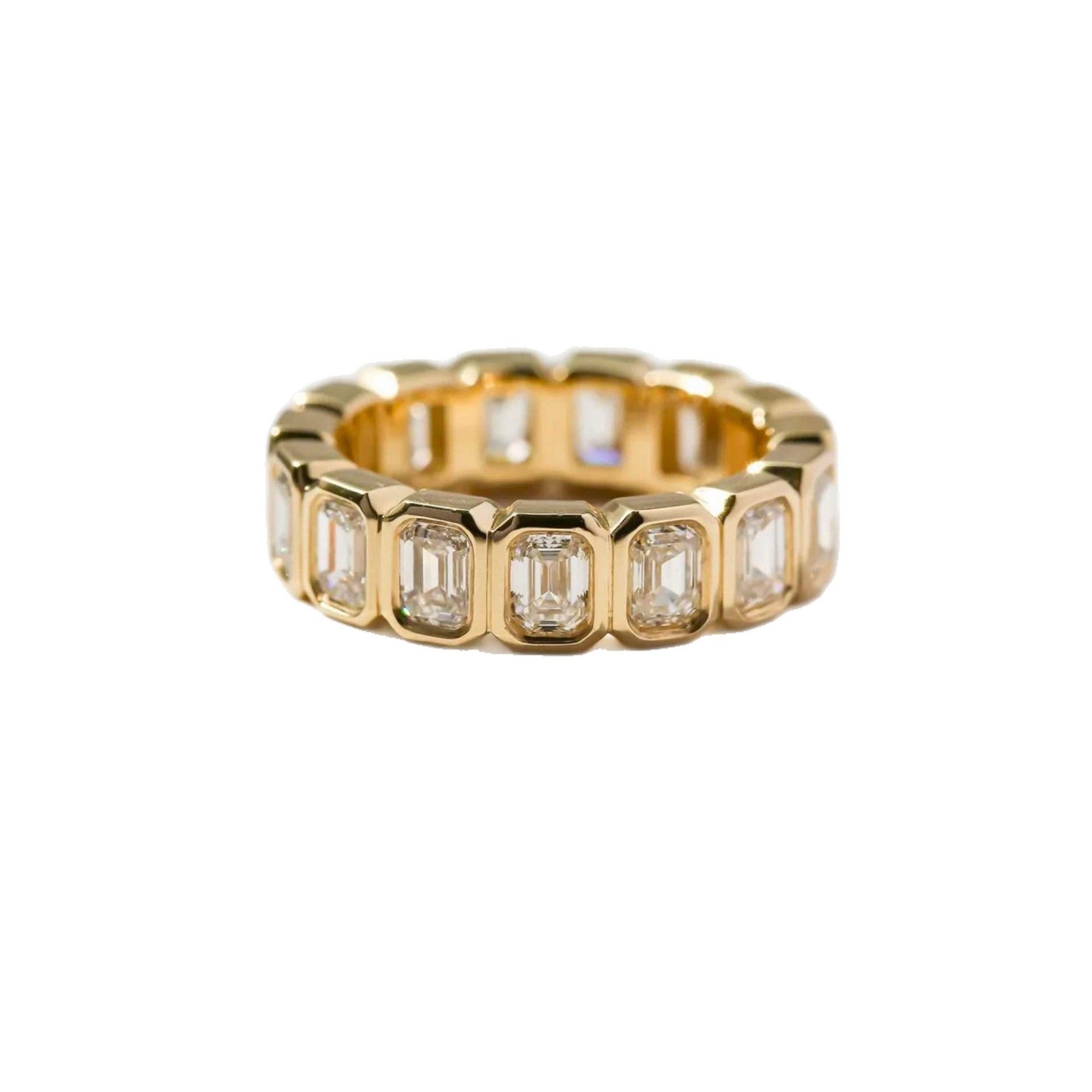 Square Zircon Inlaid Ring
