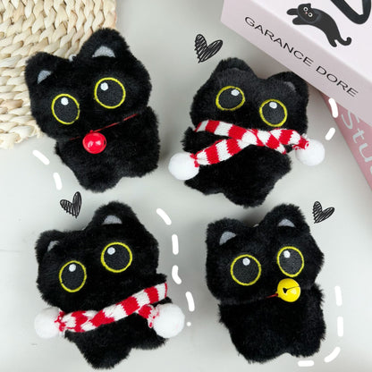 Squeaky Plush Cat Keychain Pendant