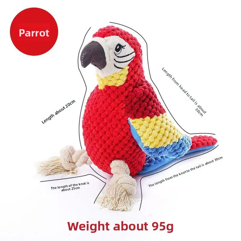 Squeaky Plush Chew Toy for Dogs