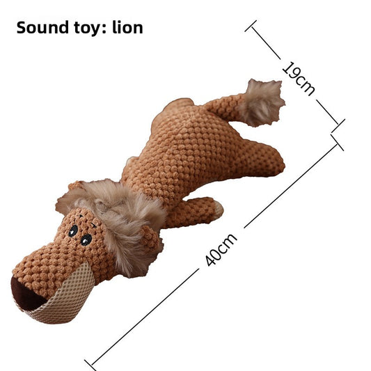 Squeaky Plush Chew Toys for Dogs and Cats