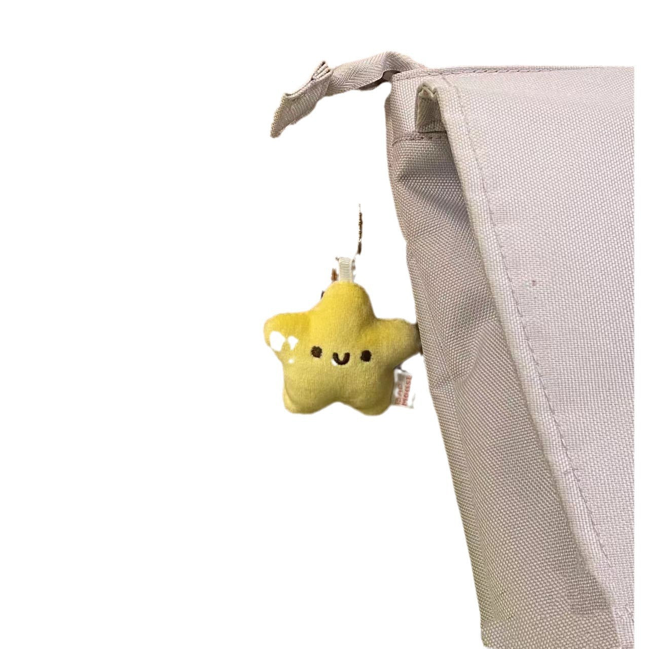 Squeaky Plush Star Keychain