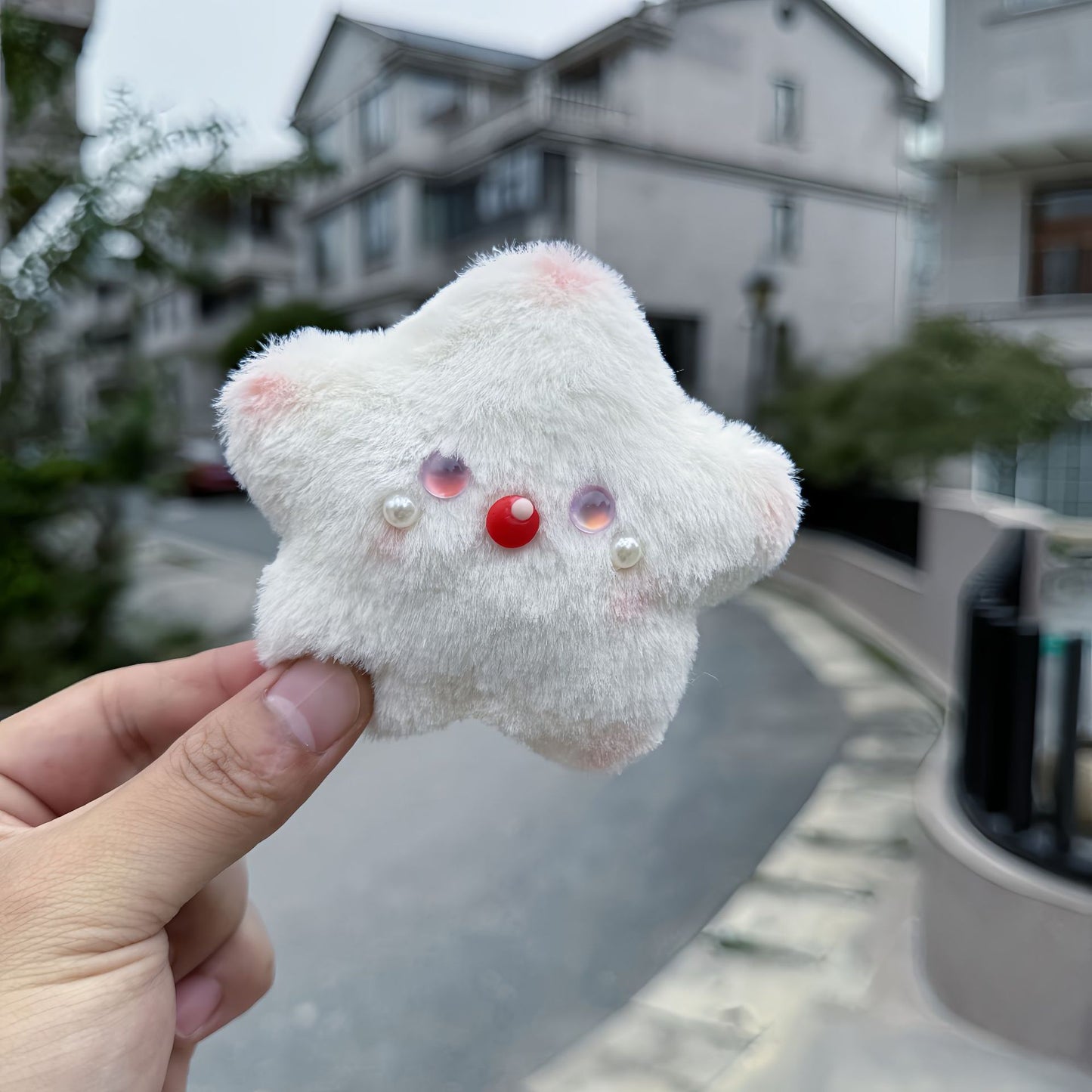 Squeaky Plush Toy Doll, Stuffed Animal Pendant