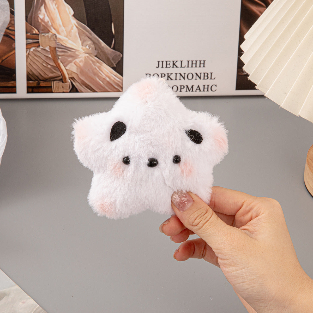 Squeaky Plush Toy Doll, Stuffed Animal Pendant