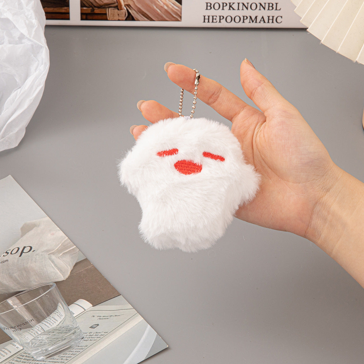 Squeaky Plush Toy Doll, Stuffed Animal Pendant