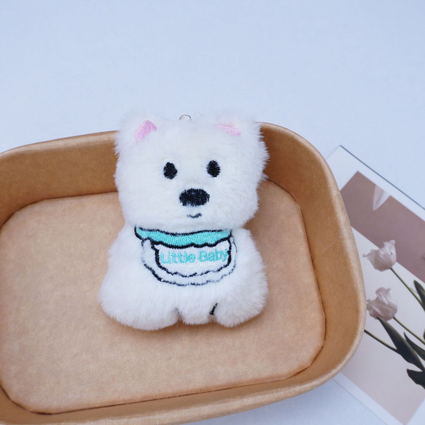 Squeaky Plush Toy Doll, Stuffed Animal Pendant