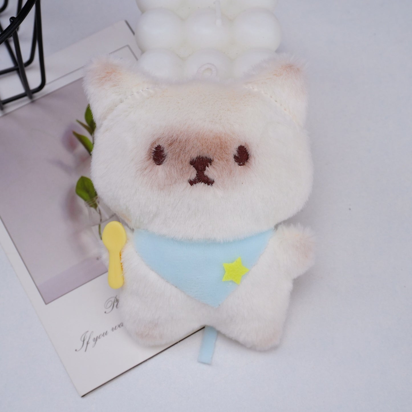Squeaky Plush Toy Doll, Stuffed Animal Pendant