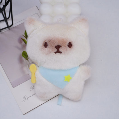 Squeaky Plush Toy Doll, Stuffed Animal Pendant