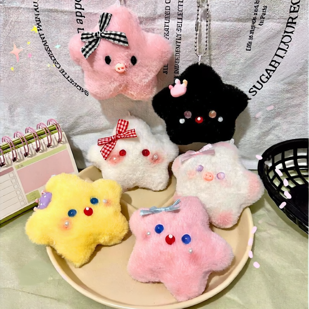 Squeaky Plush Toy Doll, Stuffed Animal Pendant